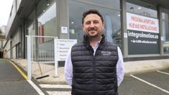 El responsable de la firma en Ferrol en las nuevas instalaciones