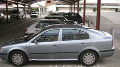 Una de las zonas en las que se colocan los puestos de la Feira de Vilalba