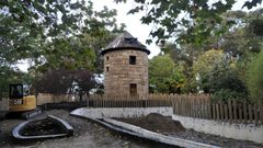 Imagen de archivo del molino del parque de Santa Margarita