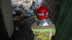 Imagen de archivo de una intervencin de los bomberos de Monforte