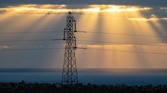 Tendido elctrico en Fuerteventura