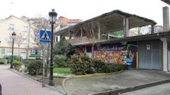 Estructura de la plaza de abastos de Cantodarea, que ser� derribada