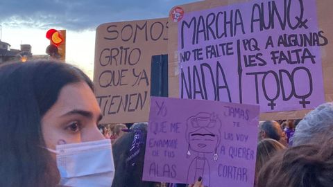 Manifestaci�n del 8M en Gij�n