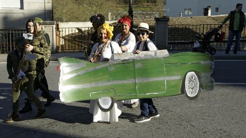 Desfile de carnaval del conservatorio de Ribadavia.En el desfile del conservatorio no falt la msica pero tampoco el humor