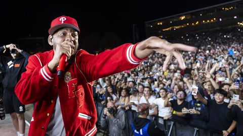 Will Smith durante un concierto en julio del 2025.