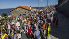 As de impresionante fue la bajada de la Virxe dos Milagres de Cain