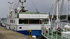 Pesqueros atracados en un puerto español
