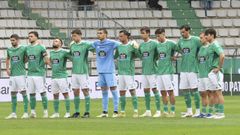 Uno de los onces iniciales del Racing en esta temporada