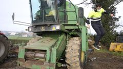 Domingo Souto ha visto c�mo se duplicaban los gastos de gas�leo para la maquinaria agr�cola