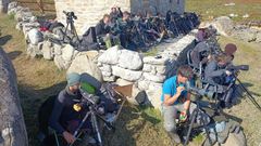 Una de las 146 jornadas de�avistamiento y censo de aves marinas en el observatorio ornitol�gico de Estaca de Bares, en 2025