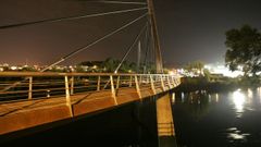 La pasarela de Oira, en una foto de archivo.