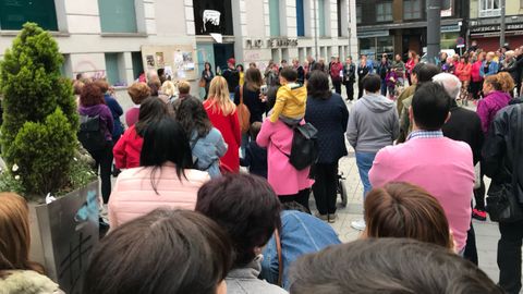 Concentraci�n contra la sentencia de la Manada en La Felguera