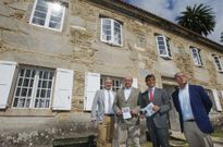 Garca, Fondo, Bello y Varela presentaron el curso de verano de la UIMP en la Casa de Pondal. 