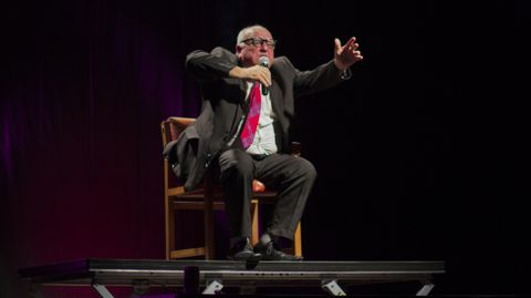 Leo Bassi, en un momento de su último espectáculo