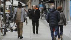 Gente paseando en A Coru�a