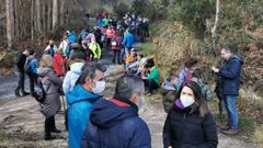 Manifestaci�n contra la central hidroel�ctrica, celebrada en marzo