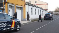 Los agentes de la Polic�a Nacional acudieron a Albeiros