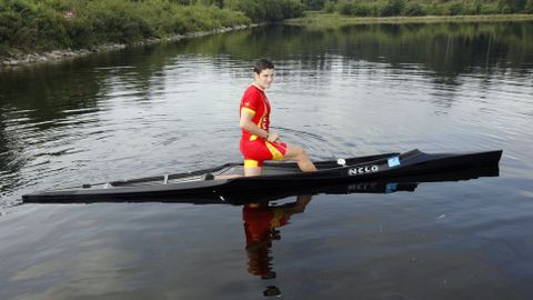 Entrenamiento en Cervo. Embalse del r�o Covo.