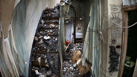 La Policía Nacional concluyó que el incendio en la casa de Seco, en Ribeira, fue intencionado.