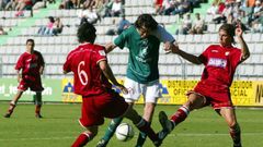 Sergio Ramos en el Racing-Sevilla Atl�tico de la fase de ascenso a Segunda en el 2004.