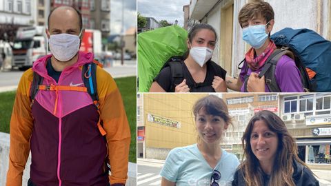 Primeros peregrinos que visitan los albergues del Camino de Santiago tras el confinamiento