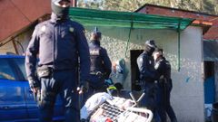 Una redada en O Vao a principios del 2019