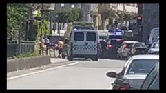 El accidente oblig� a cortar uno de los carriles en la ronda urbana