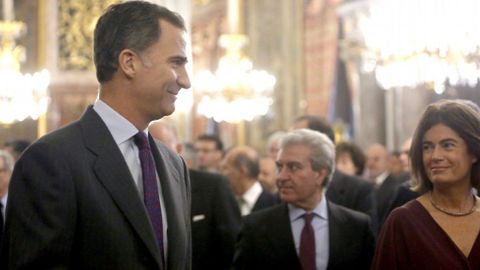 Foto de archivo del acto en el que Felipe VI anunci� el reconocimiento y concesi�n de la nacionalidad espa�ola a sefard�es originarios de Espa�a