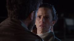 Celia (Mar�a Tasaende), sendo atacada por Garay en �Saudade de ti�