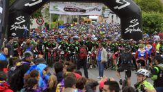 La salida de la prueba, en la imagen la del a�o pasado, es uno de los momentos m�s espectaculares de la competici�n. 
