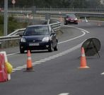 El tr�fico sigue desviado por la N-634, la antigua carretera. 