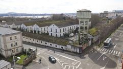 Vista del antiguo acuartelamiento Snchez Aguilera, que ocupa 95.000 metros cuadrados, con los pabellones en ruinas.