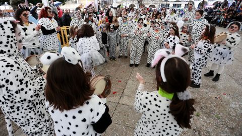 Gran animación en el desfile infantil de Lugo