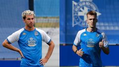 Dani Barcia y Arnau Comas, jugadores del Deportivo.