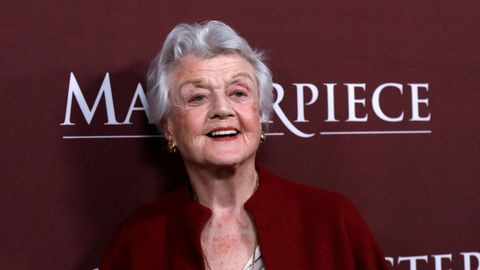 La actriz Angela Lansbury, retratada en enero del 2018 en una gala televisiva.