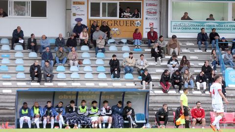 Partido de Tercera Federación entre el Noia y el Atlético Coruña Montañeros