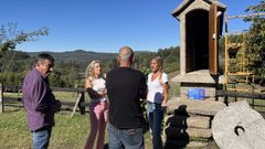 Martina Aneiros visita un h�rreo rehabilitado en San Pedro do Eume, en As Pontes