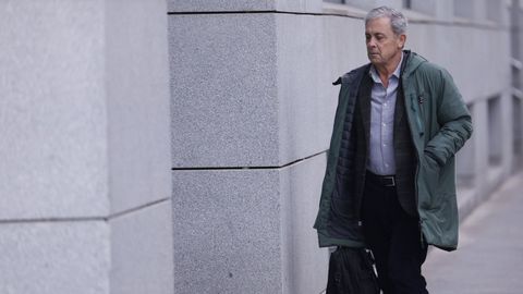 Jordi Pujol Ferrusola, llegando a la Audiencia Nacional el pasado enero.