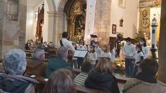 Actuaci�n de la Escola de M�sica de Foz a favor de Ucrania
