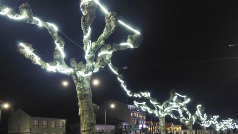Alumbrado de Navidad en Castro de Ribeiras de Lea 