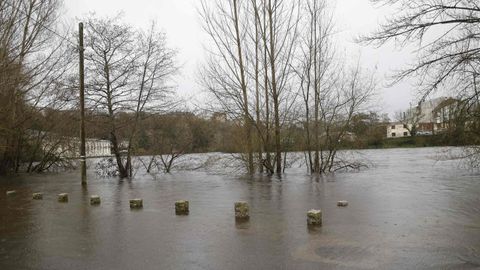 Desbordamiento del r�o Mi�o en Lugo