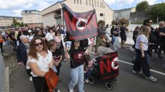 Movilizaci�n contra la planta de biog�s en A Laracha, el pasado 9 de mayo 