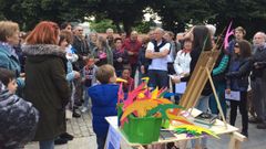 D�a mundial del vencejo, en el� Puente Romano de Ourense