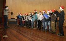En la imagen, el cl�sico festival navide�o de la Escola Municipal de M�sica de Burela. 