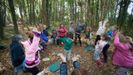 Escuela bosque Nenea, en San Xo�n do Alto (Lugo)
