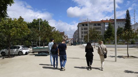 Aspecto renovado del Xard�n do Pos�o en Ourense.