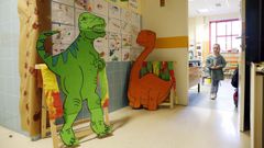 Un aula de educaci�n infantil.