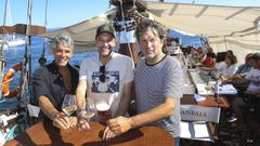 Una comida a bordo de Sanbaia