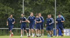 Jugadores del Real Oviedo en El Requex�n