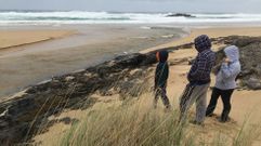 As� est� el oleaje en la playa de A Frouxeira.